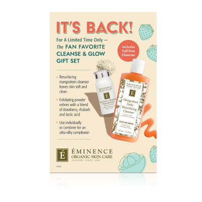 Shelf Talker - Cleanse & Glow Gift Set