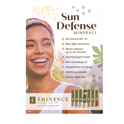 Shelf Talker - Sun Defense Minerals