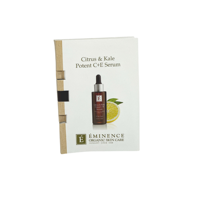 Citrus & Kale Potent C + E Serum Card Sample