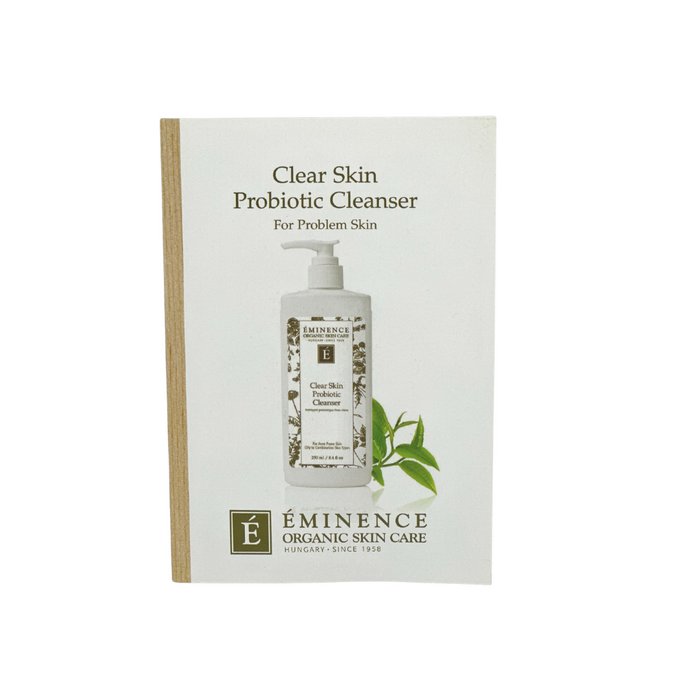 Clear Skin Probiotic Cleanser Card Sample