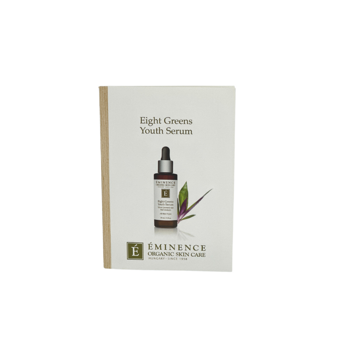 Eight Greens Youth Serum Card Sample
