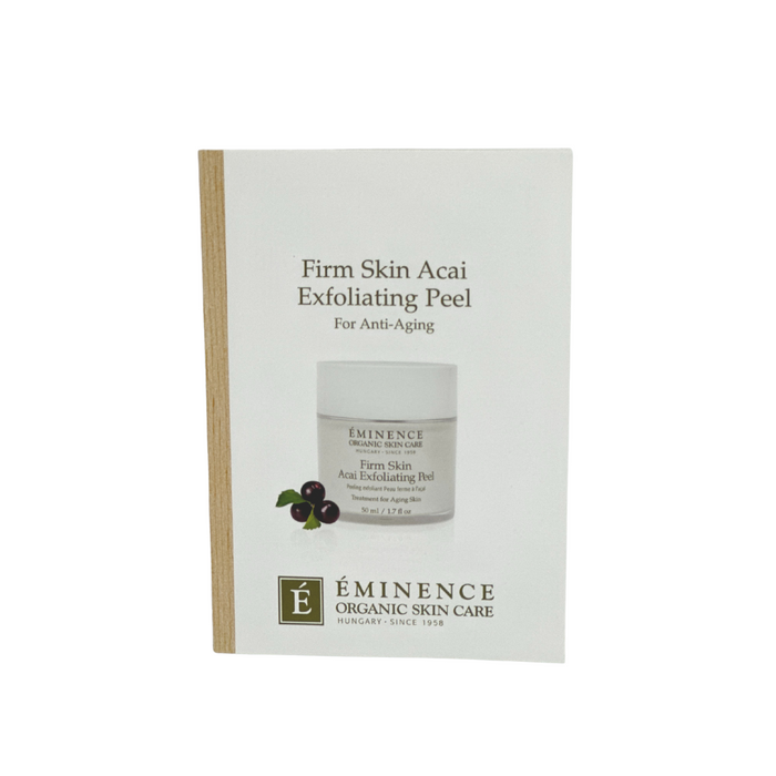 Firm Skin Acai Exfoliating Peel Card Sample