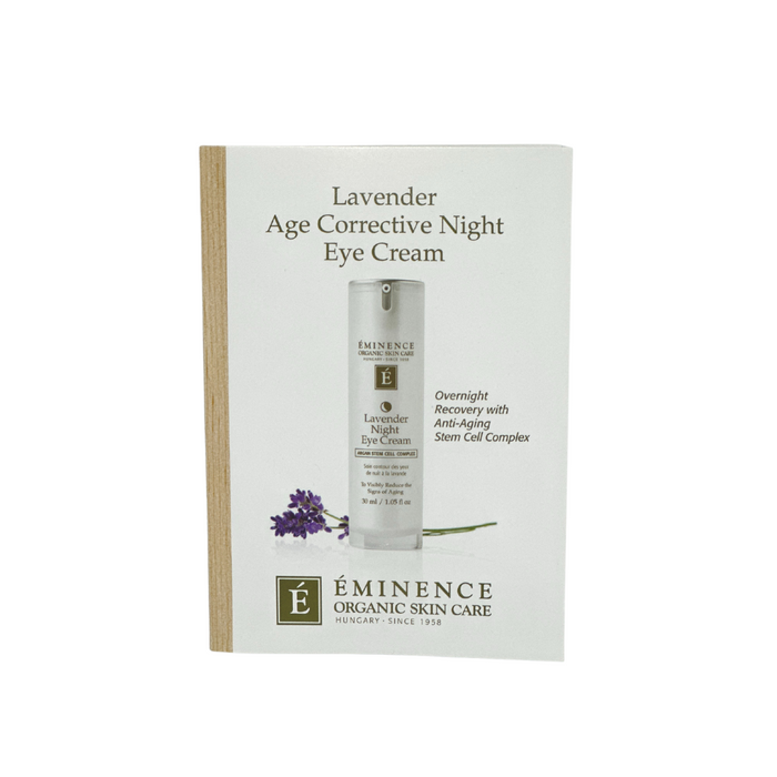 Lavender Night Eye Cream Card Sample