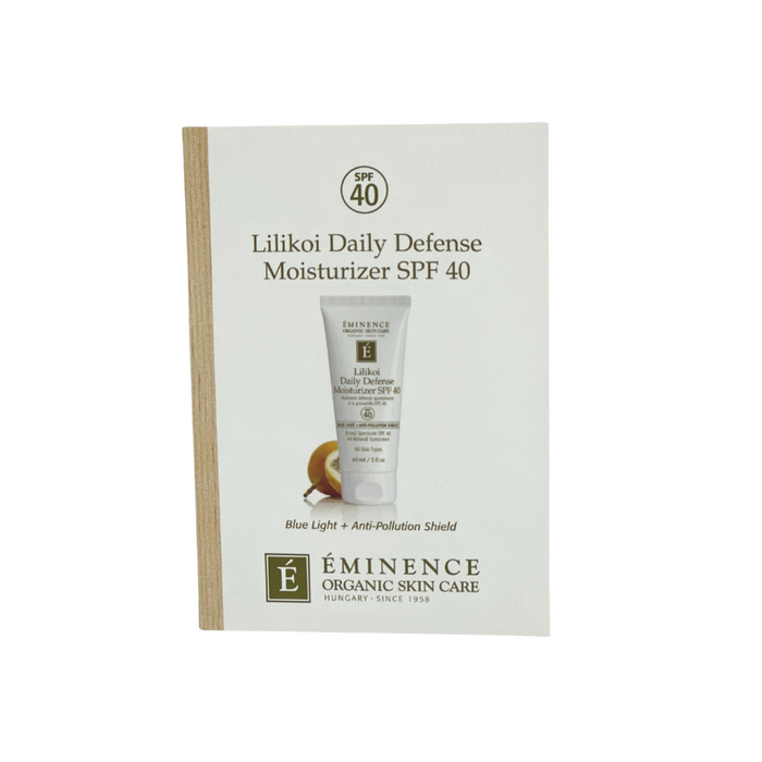 Lilikoi Daily Moisturizer SPF 40 Card Sample