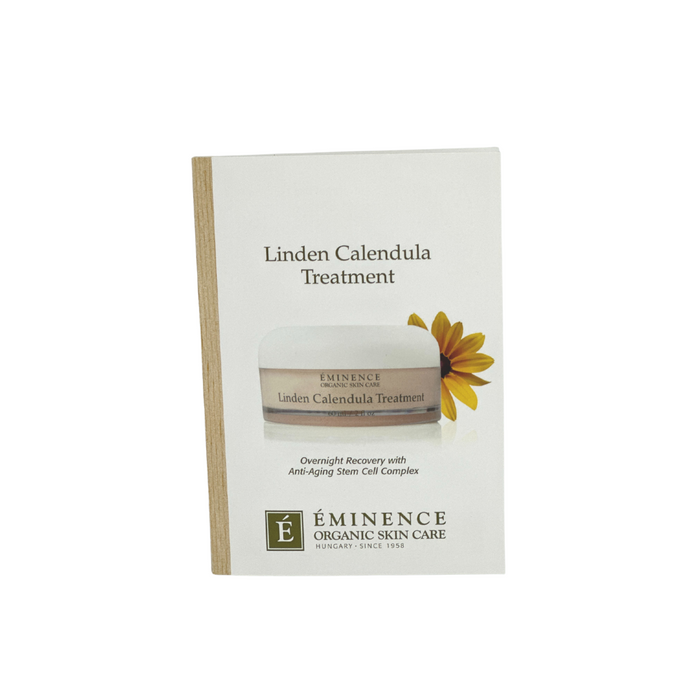 Linden Calendula Treatment Card Sample