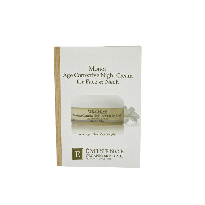Monoi Night Cream Face & Neck Card Sample