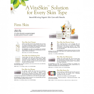 Sell Sheet — VitaSkin General V8