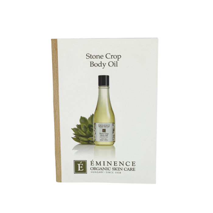 Stone Crop Body Oil Card Sample