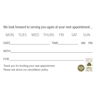 Appointment Cards