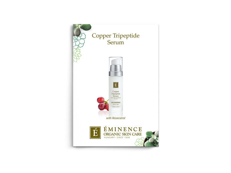Copper Tripeptide Serum Card Sample