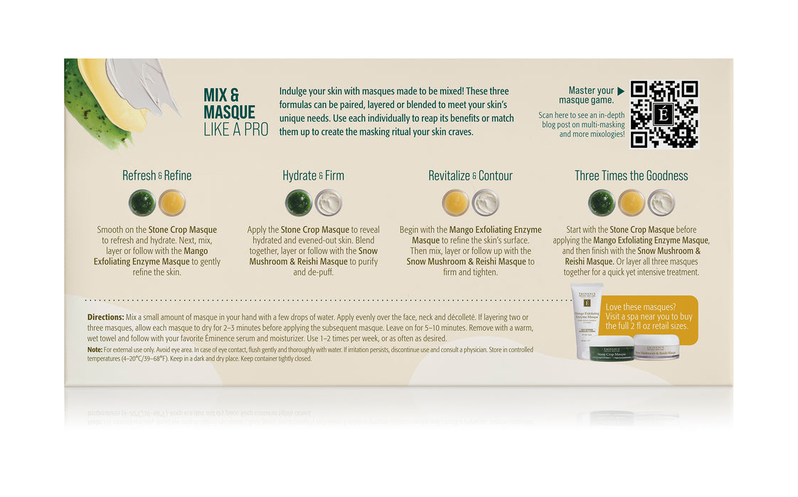 Mix and Masque Trio: Refine & Restore Gift Set