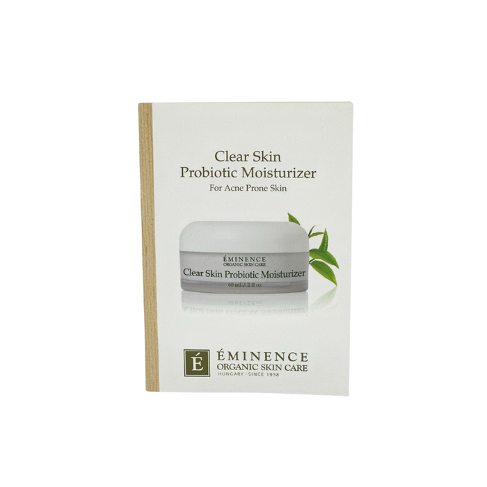 Clear Skin Probiotic Moisturizer Card Sample