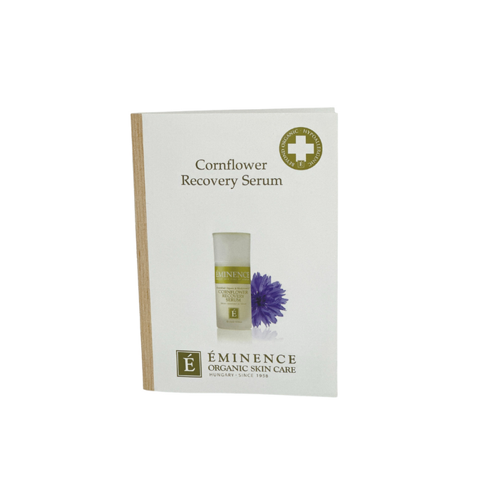 Cornflower Recovery Serum Card Sample