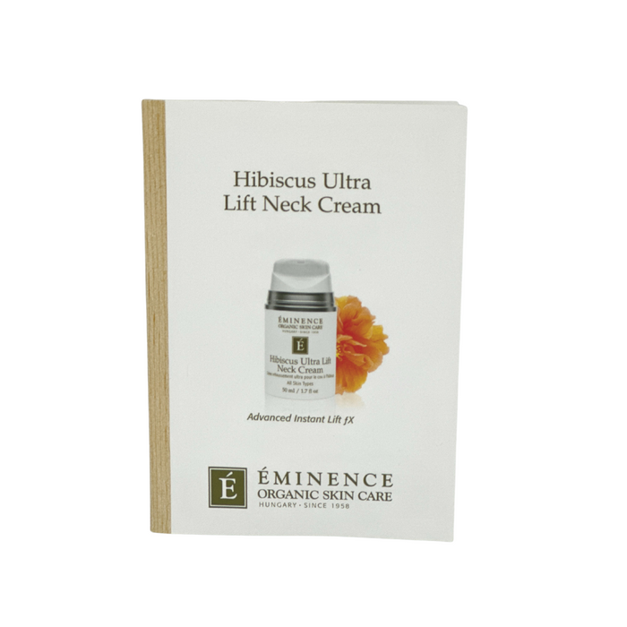 Hibiscus Ultra Lift Neck Cream Card Sample