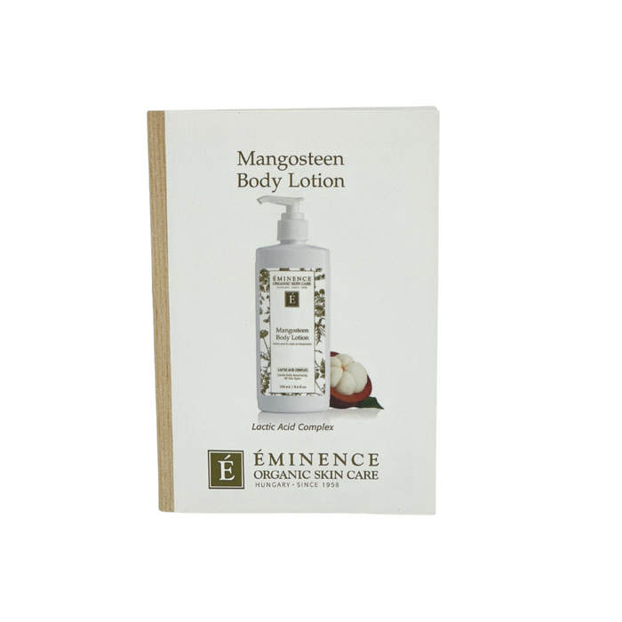 Mangosteen Body Lotion Card Sample